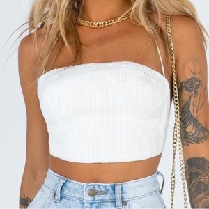 PRINCESS POLLY🤍 White Birdie Bloom Top